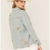 Johnny Was Women's Sezane Embroidered Denim Jacket