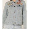 Johnny Was Women's Olinda Embroidered Floral Denim Jean Jacket