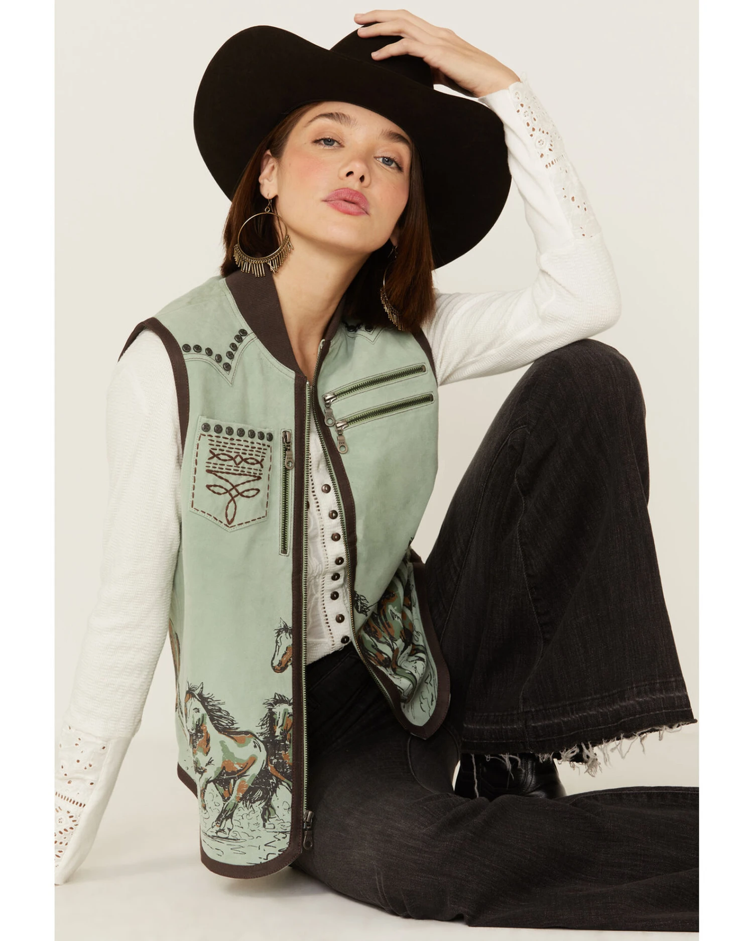 Double D Ranch Women's Wild Ones Vest - Image 2