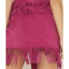Double D Ranch Women's Chaperros Fringe Suede Skirt