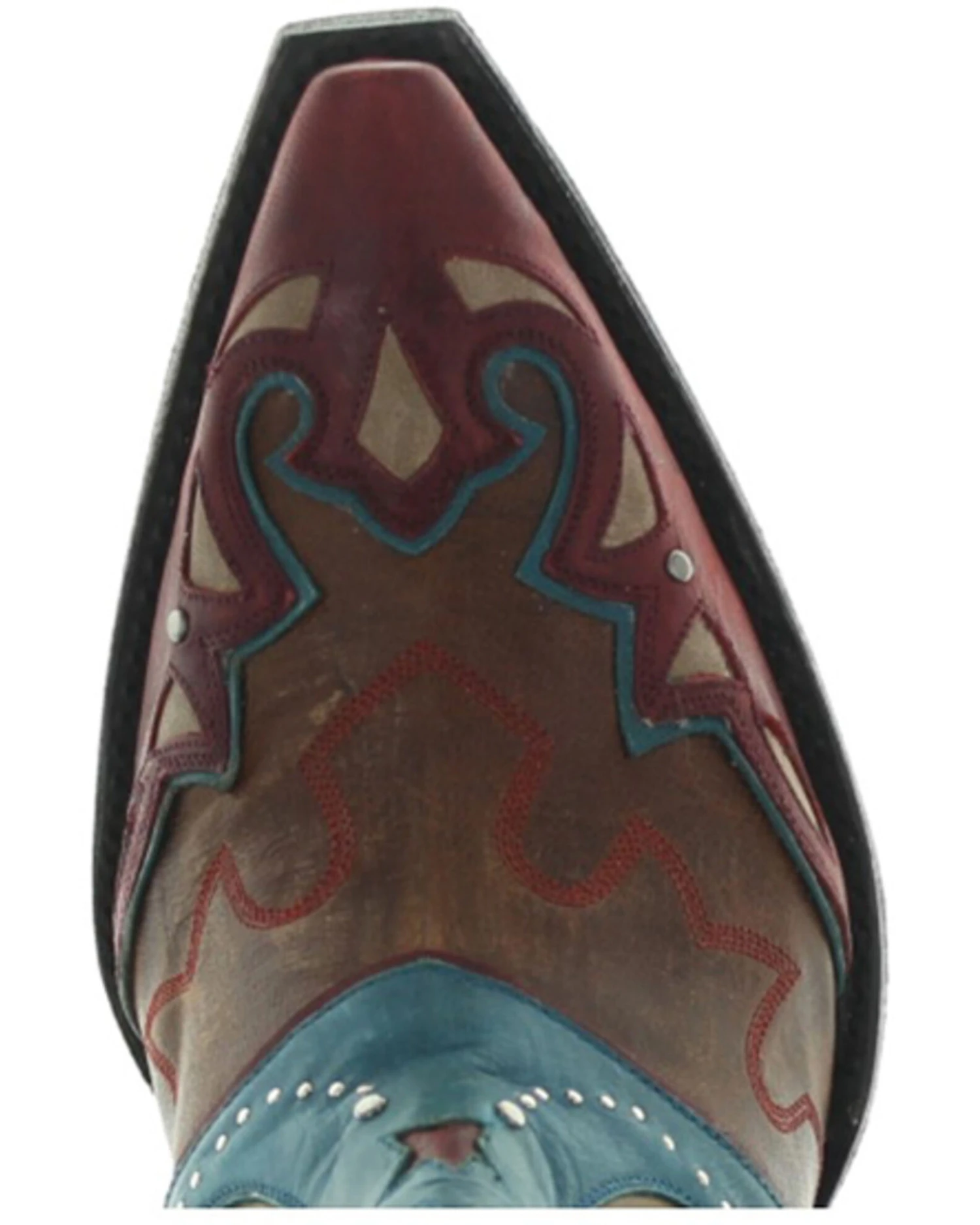 Old Gringo Women's Eagle Flight Leather Overlay Western Fashion Booties - Snip Toe - Image 2