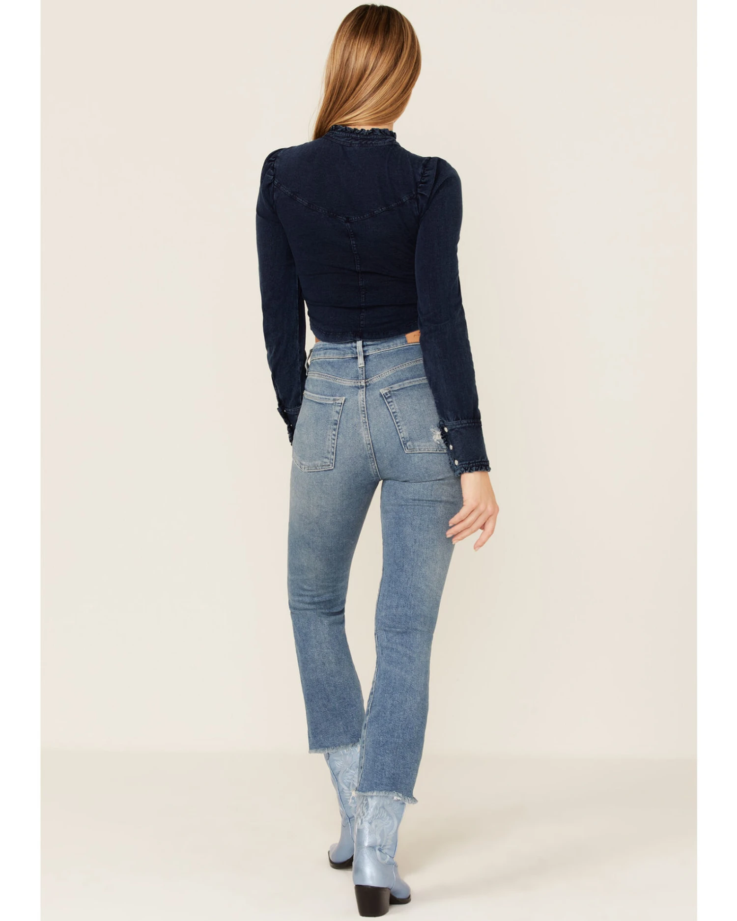 7 For All Mankind Women's Ultra High Rise Slim Kick-Flare Jeans - Image 2