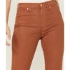 7 For All Mankind Women's Coated Faux Leather Ankle Skinny Jeans