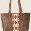 Shyanne Women's Tooled Southwestern Tote Bag