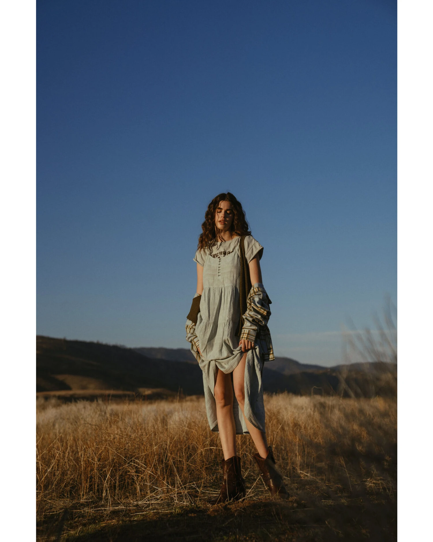 Cleo + Wolf Women's Tiered Relaxed Fit Midi Dress - Image 5