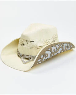 Shyanne Women's Straw Wedding Western Hat