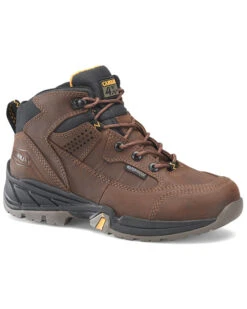 Carolina Men's Builder Waterproof Steel Lace-Up Hiking Boots - Round Toe