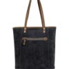 Myra Bag Women's Sooty Specks Canvas & Hair-On Tote Bag
