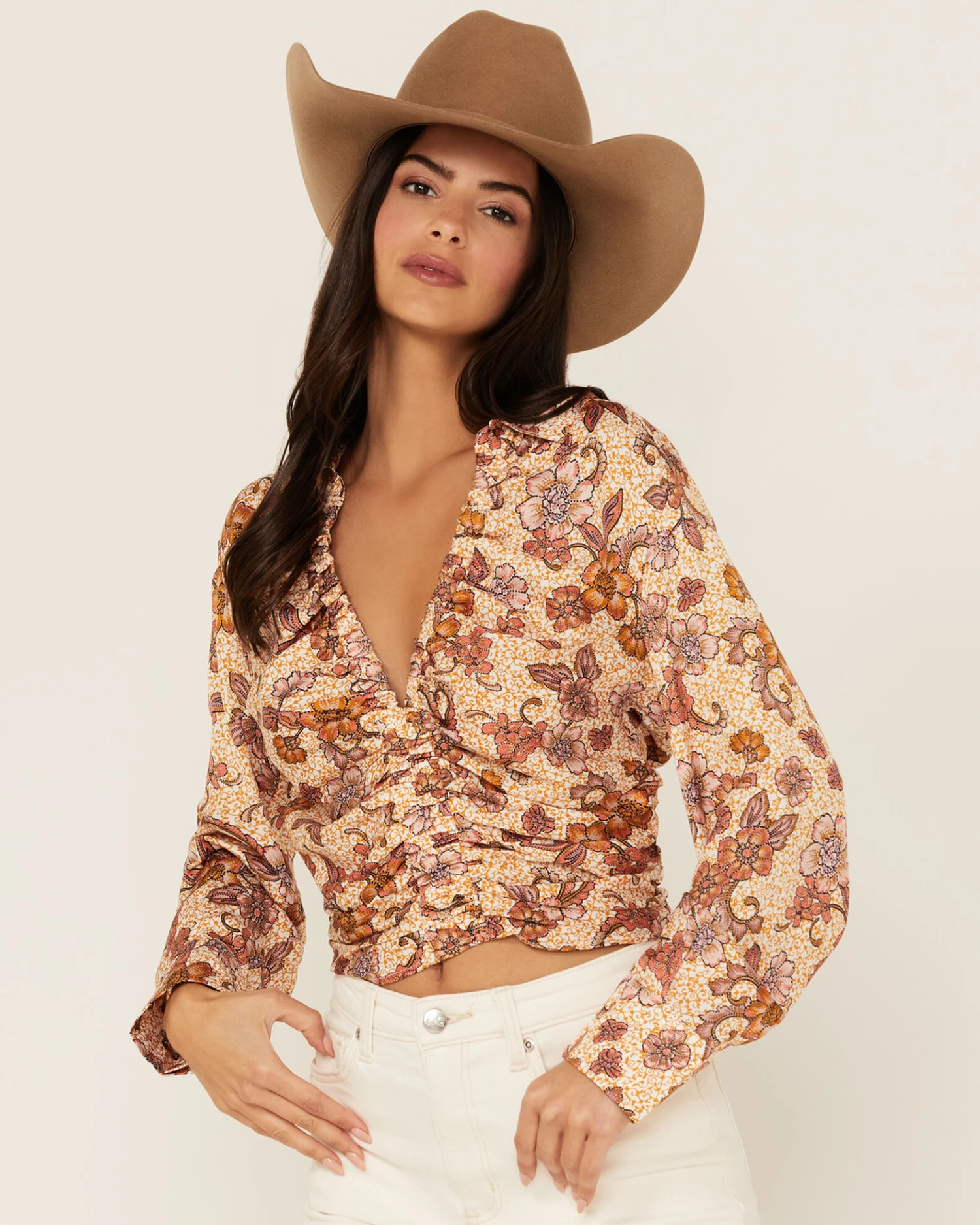 Free People Women's I Got You Printed Top - Image 4