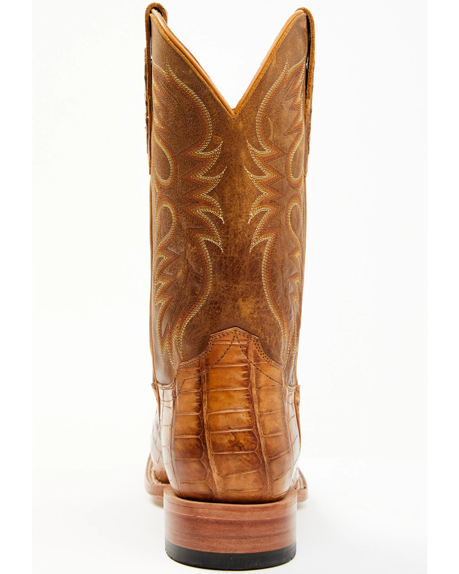 Cody James Men's Caiman Cognac 12" Exotic Western Boots - Broad Square Toe - Image 2