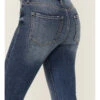 Sneak Peek Women's High Rise Exposed Button Flare Jeans