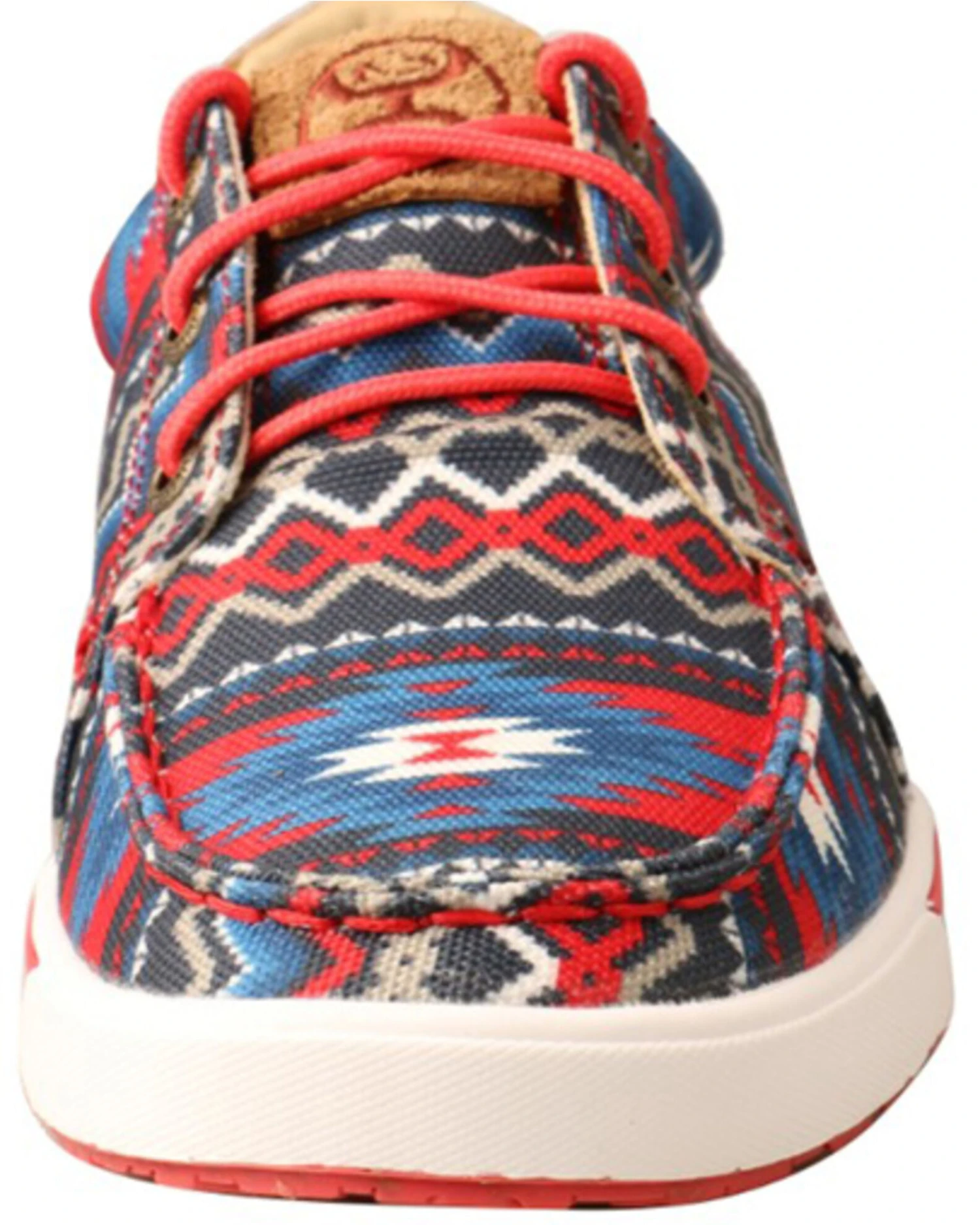 Twisted X Women's Hooey Multi Southwestern Print Causal Lace-Up Loper - Moc Toe - Image 4