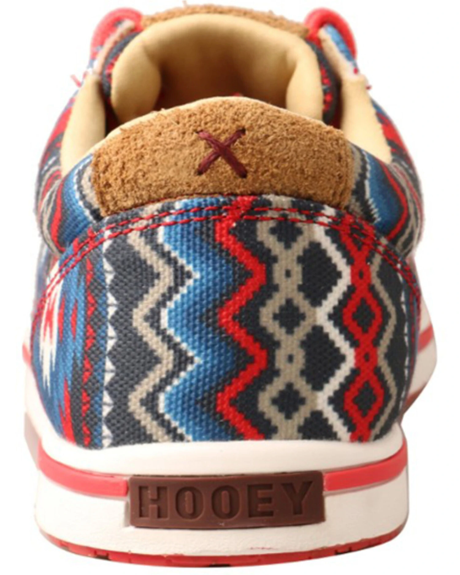 Twisted X Women's Hooey Multi Southwestern Print Causal Lace-Up Loper - Moc Toe - Image 5