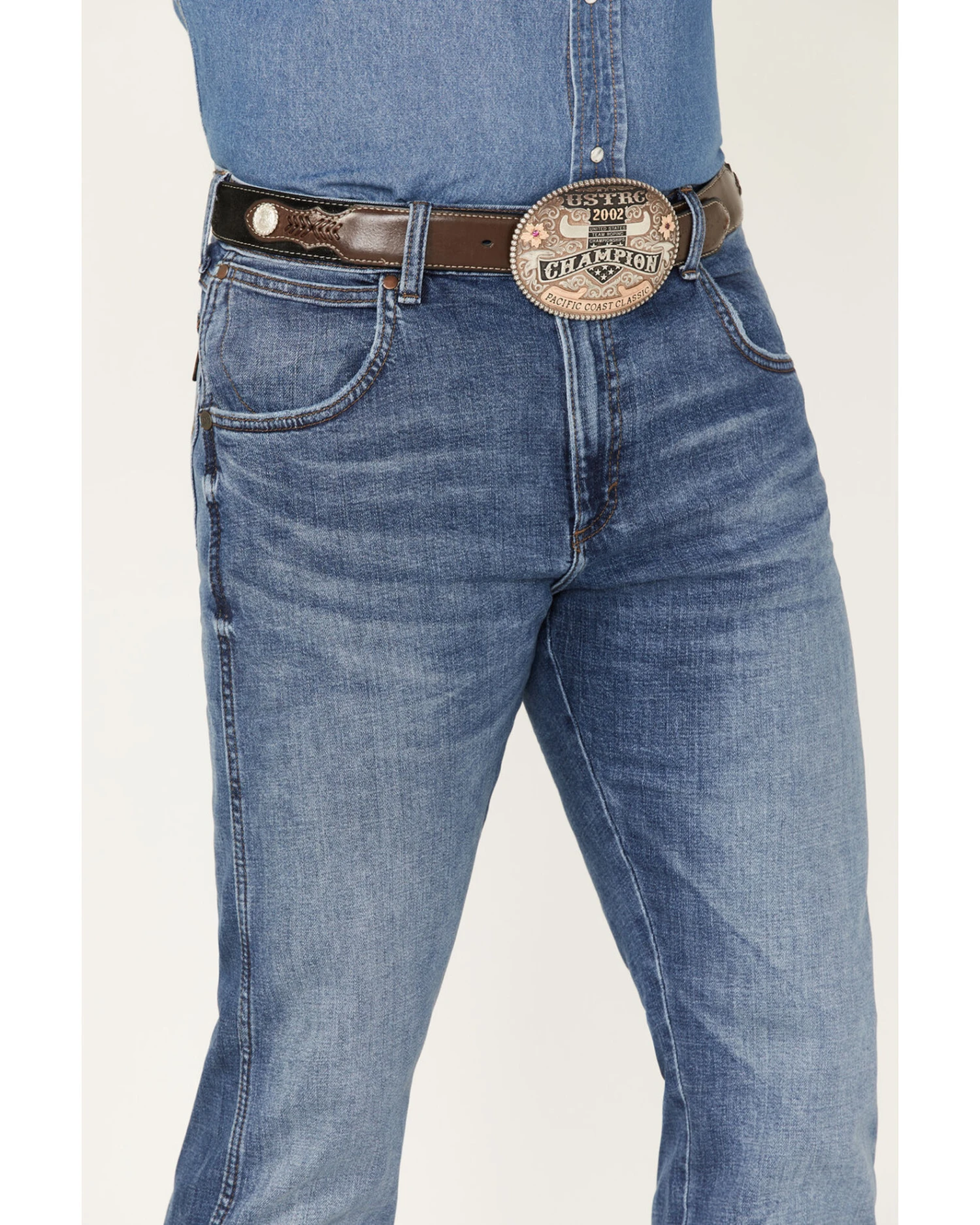 Wrangler Retro Men's Ansley Stretch Slim Straight Jeans - Image 3