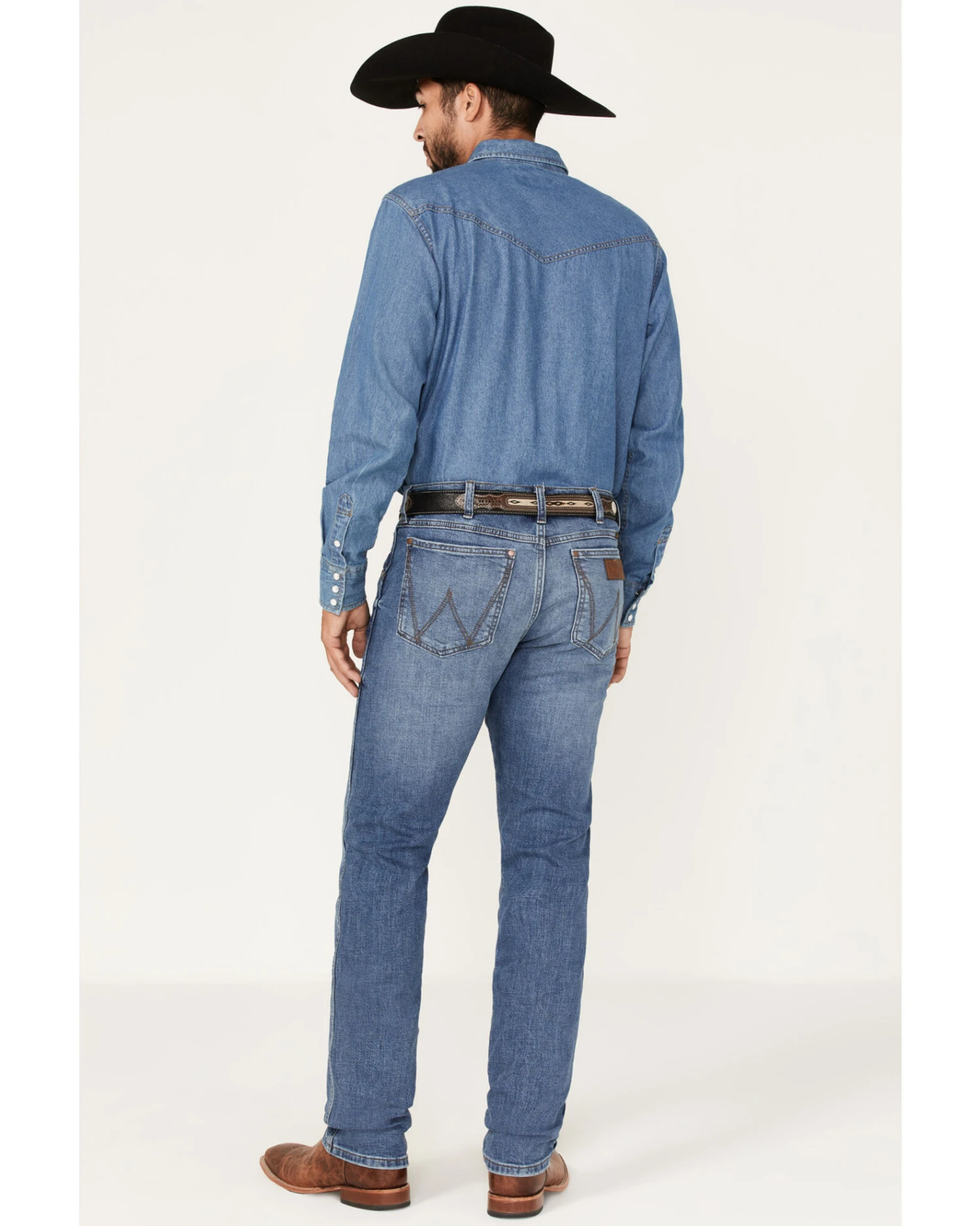 Wrangler Retro Men's Ansley Stretch Slim Straight Jeans