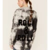 Revel Women's Tie-Dye Rock & Roll Snap-Front Shacket
