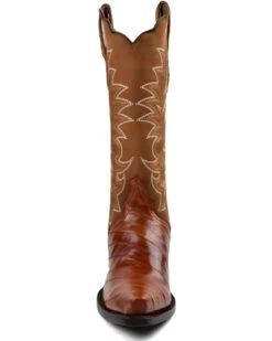 Dan Post Women's Eel Peanut Exotic Western Boot - Snip Toe
