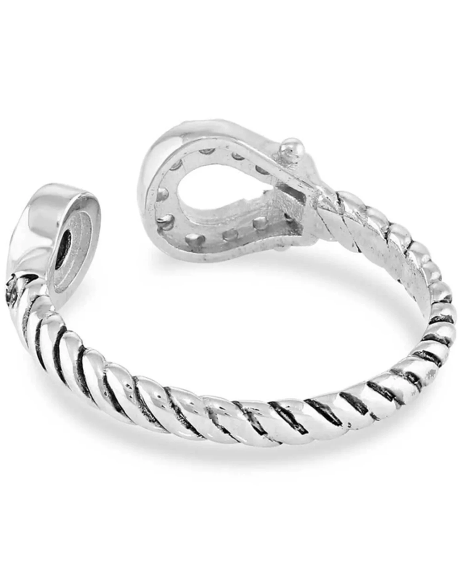 Montana Silversmiths Infinite Luck Turquoise Wrap Ring - Image 2