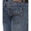 Hooey By Rock & Roll Denim Men's Revolver Medium Wash Reflex Stretch Slim Straight Jeans