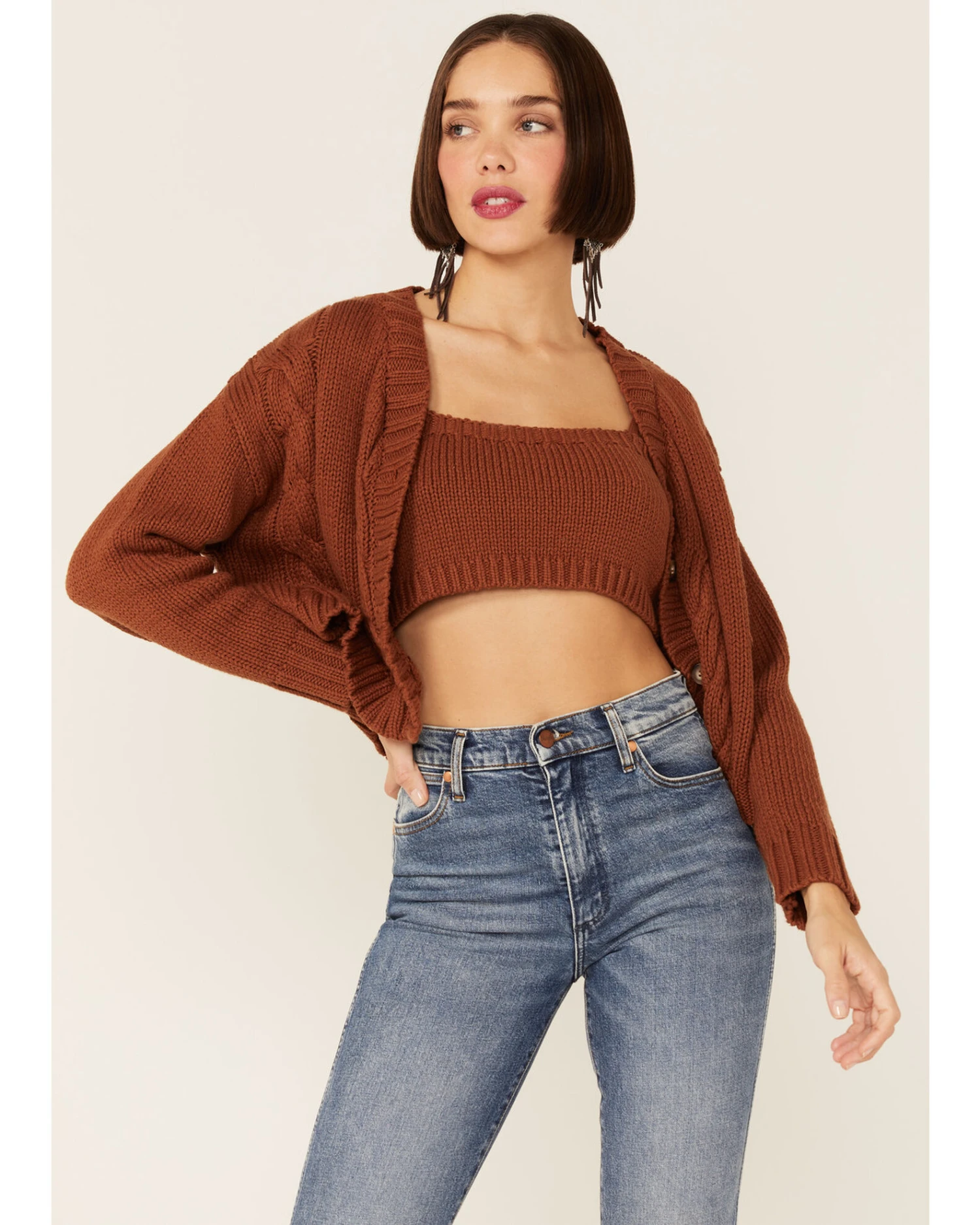 Callahan Women's Lu Cardigan & Tank Set - Image 2