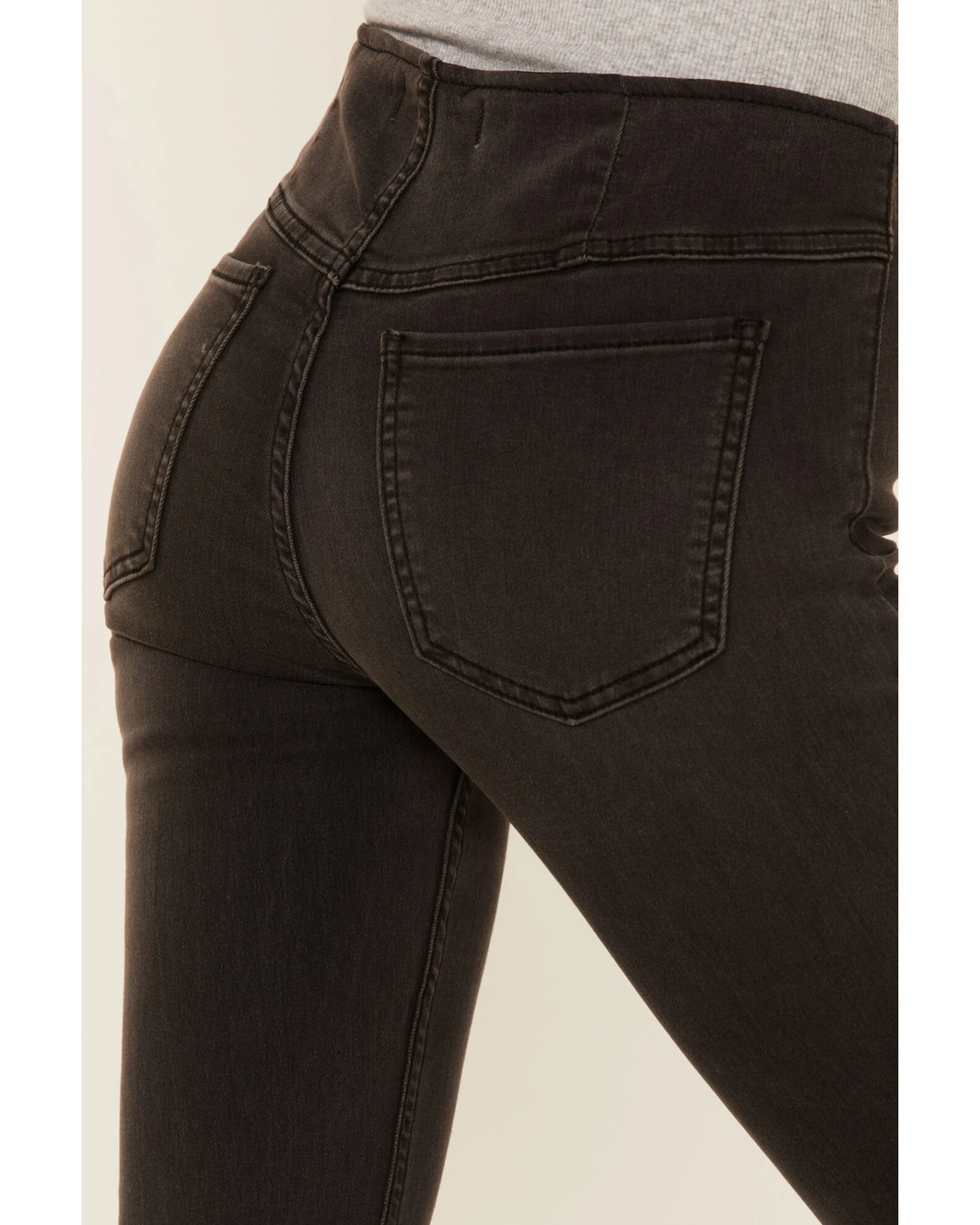 Free People Women's Penny Lane Pull On Flare Jeans - Image 3