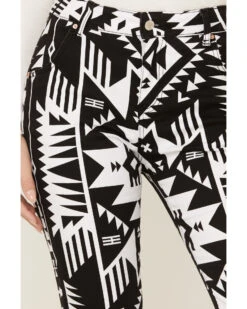 Ranch Dress'n Women's Southwestern Print Super Flare Jeans