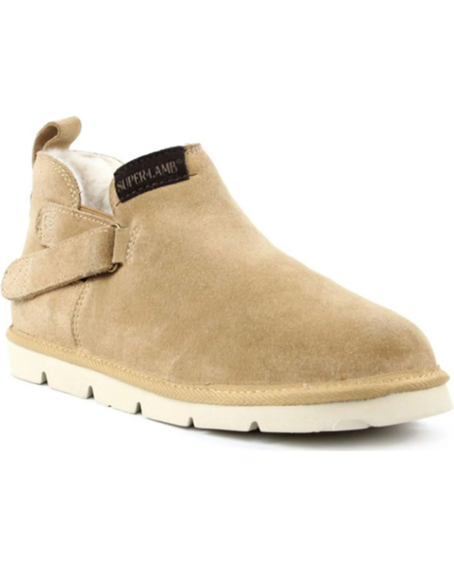 Superlamb Women's Ongi Elastic Velcro Suede Leather Casual Pull On Boot - Round Toe - Image 3