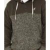 Hooey Men's Jimmy Quilted 1/4 Button Hooded Pullover