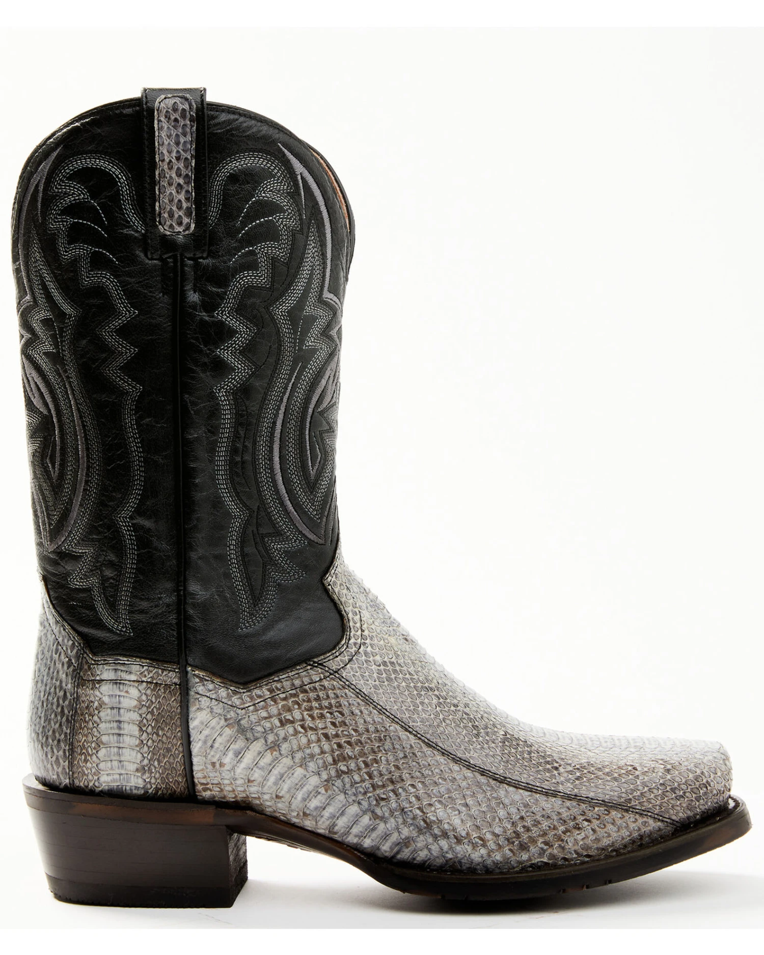 Dan Post Men's Exotic Water Snake Western Boot - Square Toe - Image 6