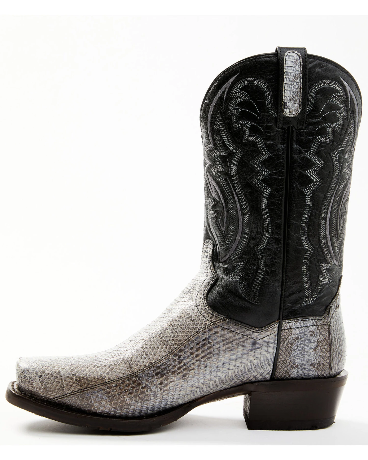 Dan Post Men's Exotic Water Snake Western Boot - Square Toe - Image 5