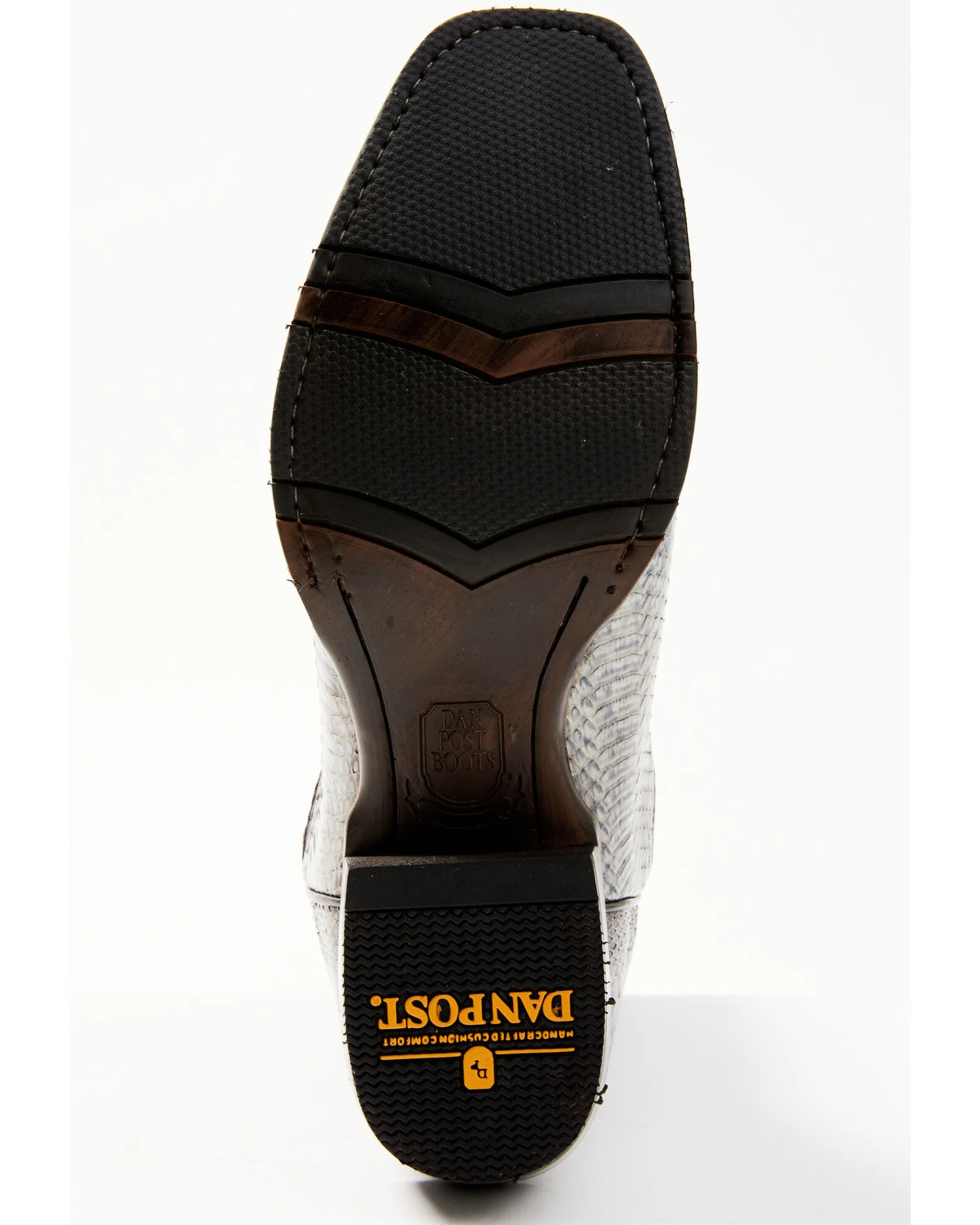 Dan Post Men's Exotic Water Snake Western Boot - Square Toe - Image 3