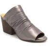 Golo Shoes Women's Landon Silver Pewter Open Toe Mule