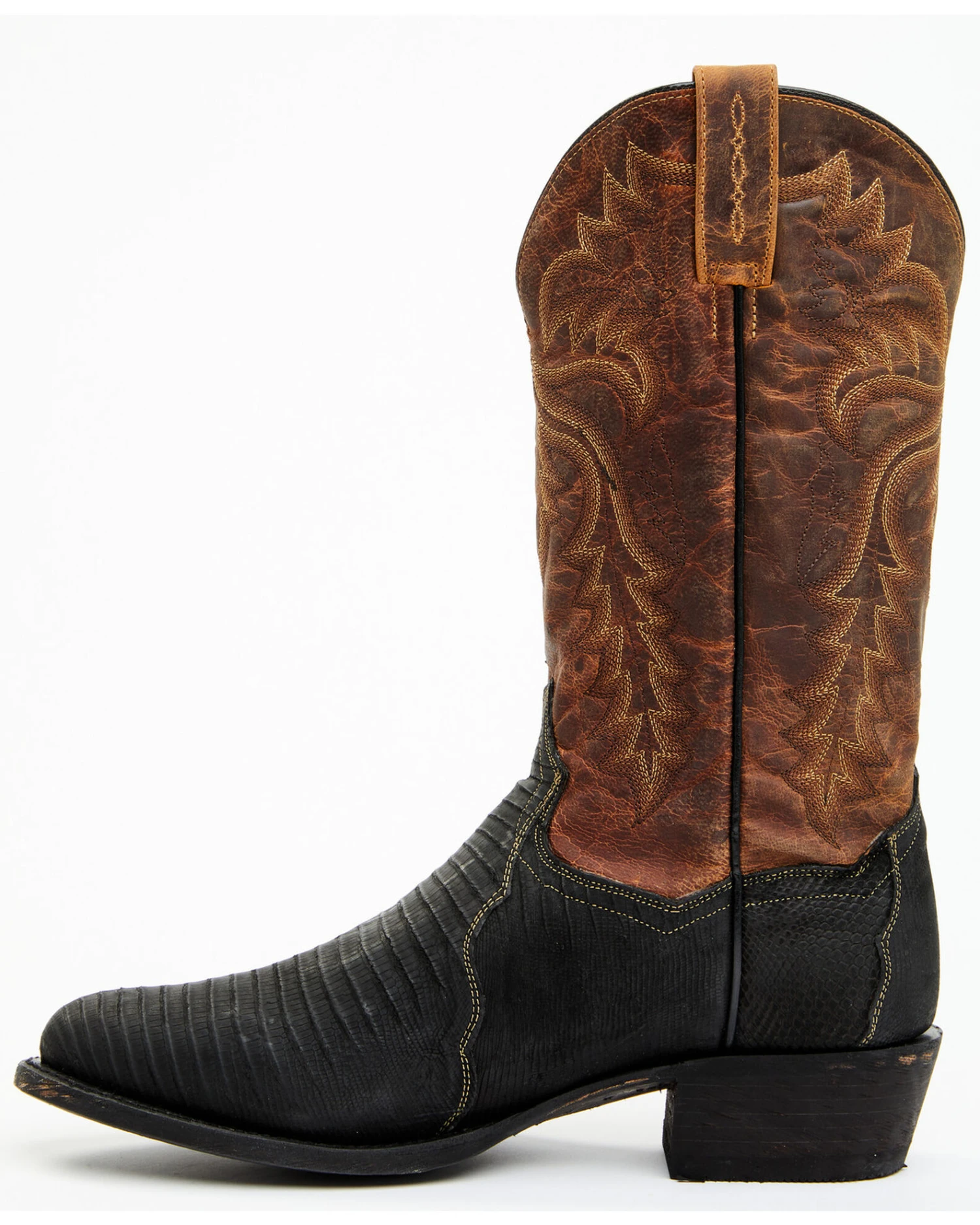 Dan Post Men's Winston Exotic Teju Lizard Western Boots - Medium Toe - Image 3