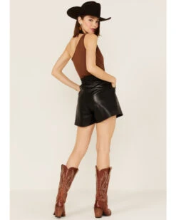 Mauritius Leather Women's Dija Leather Shorts