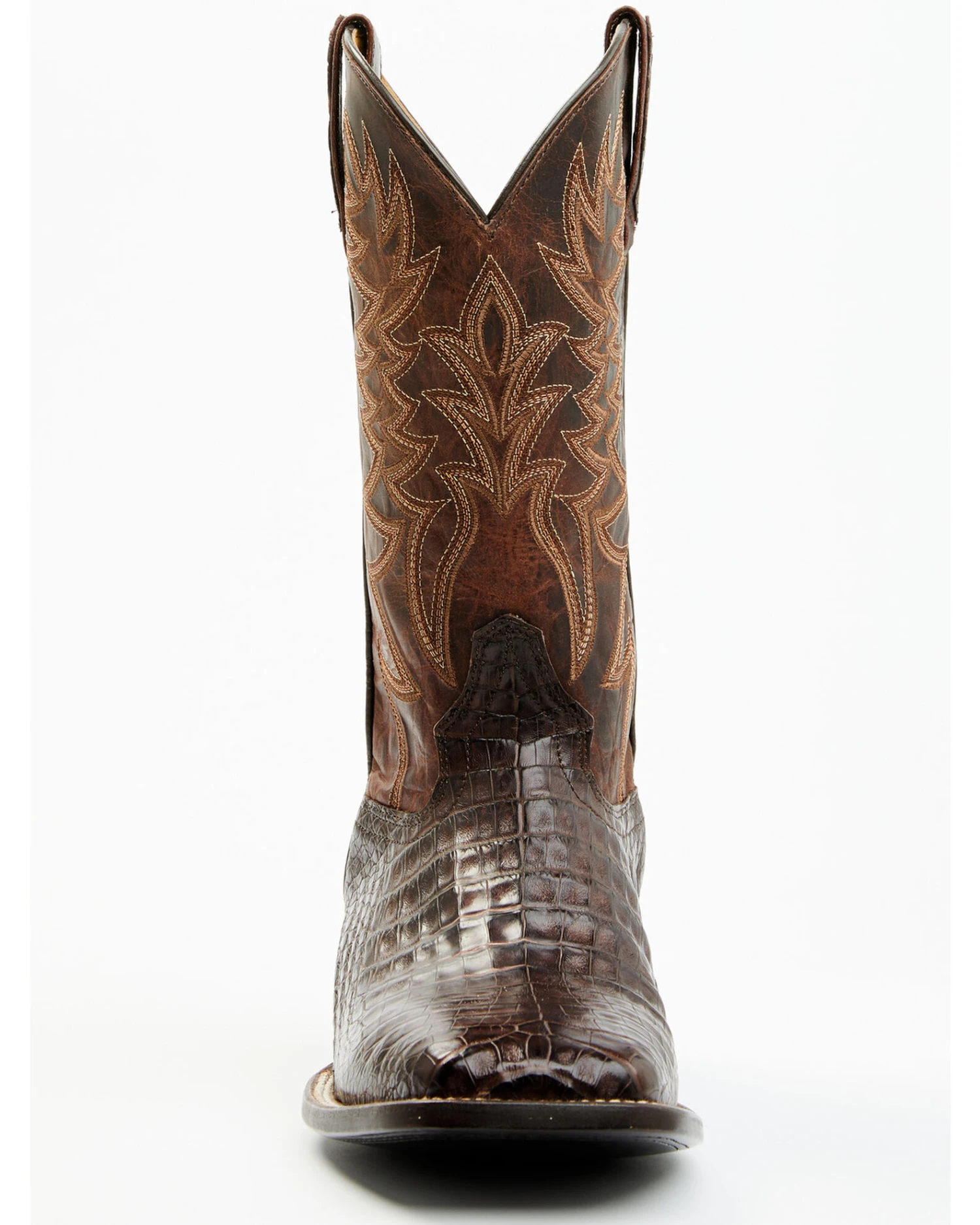 Cody James Men's Exotic Caiman Belly Western Boots - Broad Square Toe - Image 4