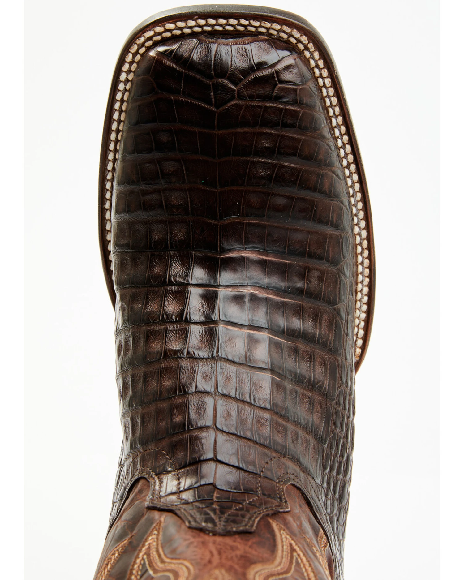 Cody James Men's Exotic Caiman Belly Western Boots - Broad Square Toe - Image 5