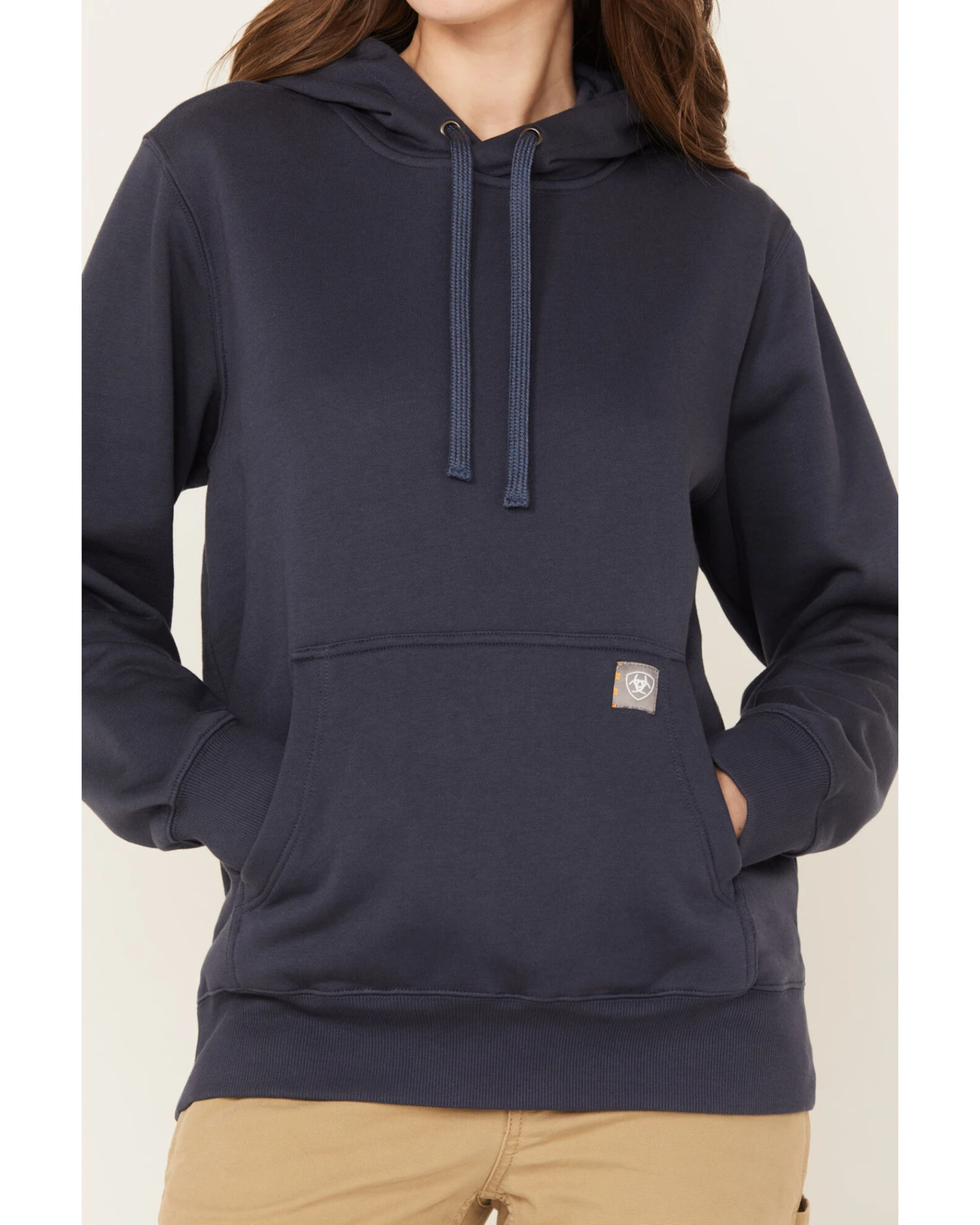 Ariat Women's Rebar Southwestern Flag Graphic Hooded Work Sweatshirt - Image 3