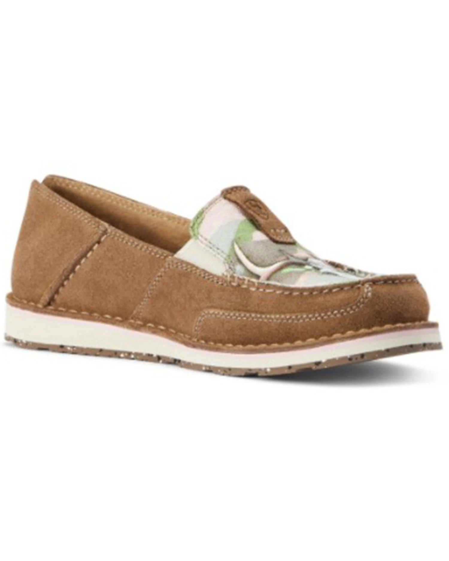 Ariat Women's Doe Camo Print Slip-On Casual Cruiser - Moc Toe - Image 3