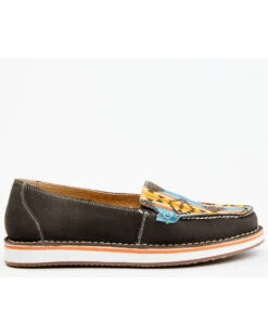 Myra Bag Women's Laguna Southwestern Print Slip-On Sneakers - Moc Toe