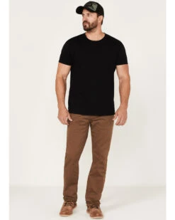 Brothers & Sons Men's Whiskey Wash Stretch Slim Straight Jeans