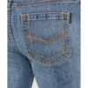 Cody James FR Men's Clover Leaf Wash Slim Straight 5-Pocket Stretch Jeans
