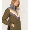 Cleo + Wolf Women's Rising Sun Color Block Puffer Jacket