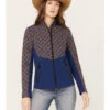 RANK 45 Women's Fannie Geo Print Softshell Jacket