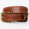Cleo + Wolf Women's Studded Criss-Cross Keeper Vintage Belt