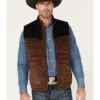 Cody James Men's Waren Corduroy Puffer Vest