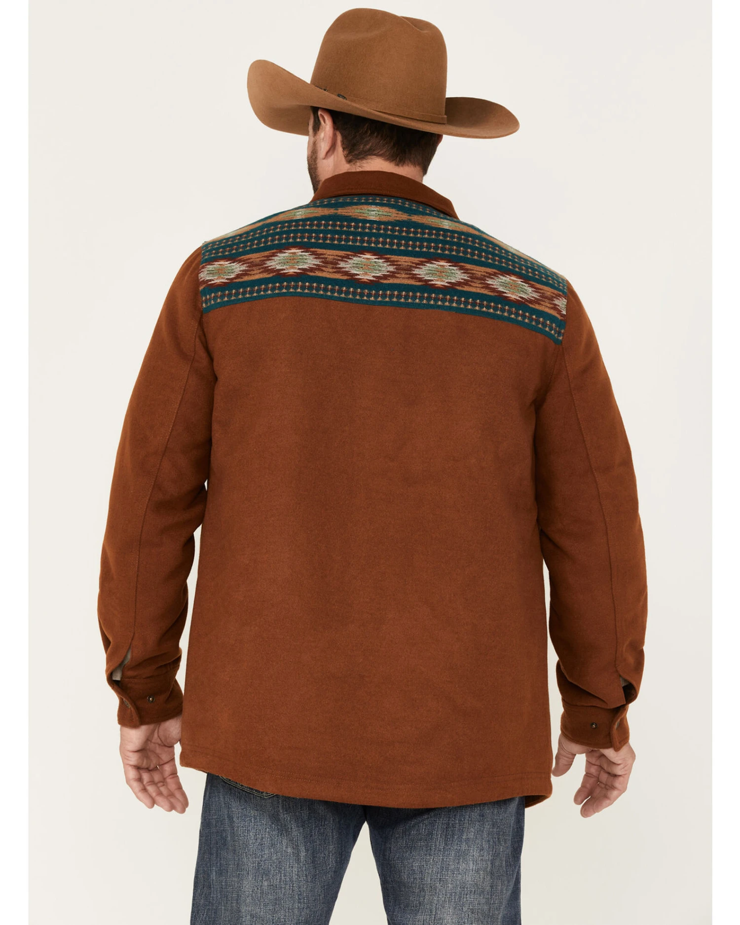 Moonshine Spirit Men's Jarvis Southwestern Wool Shacket