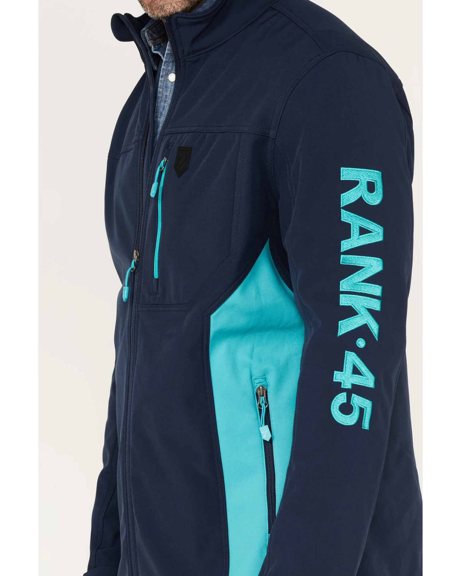 RANK 45 Men's Stampede Performance Softshell Jacket - Image 4