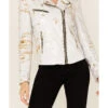 Any Old Iron Women's Sequined Moto Jacket