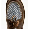 RANK 45 Women's Marine Southwestern Boat Shoes - Moc Toe