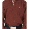 Cinch Men's Geo Print Long Sleeve Button-Down Western Shirt